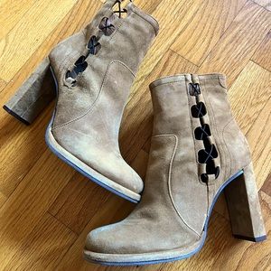 NEW Free People suede booties.